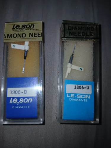 Agulhas de diamante antigas lacradas para vitrola