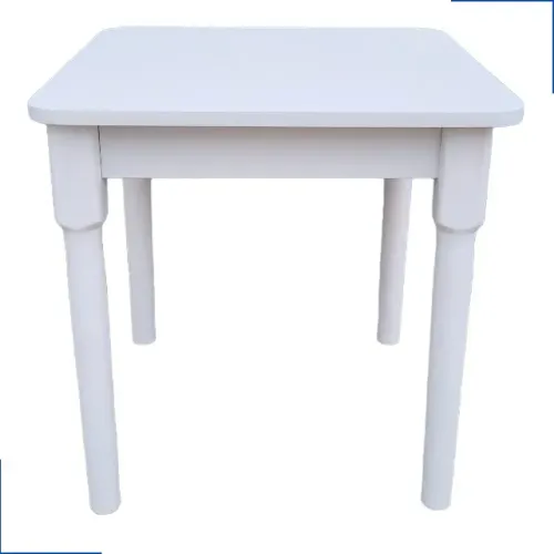 Mesa Mesinha Infantil 60x60 Para Desenhar ou Colorir Infantil Pintura Laqueada