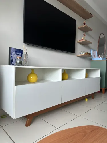 Rack MDF + Madeira ( 1,90 x 0,40 ) EXCELENTE