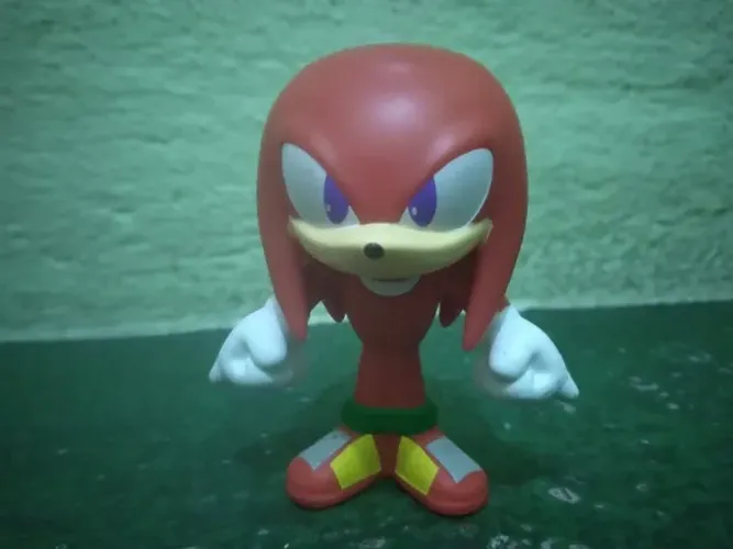 Boneco knuckles (Sonic The Hedgehog)