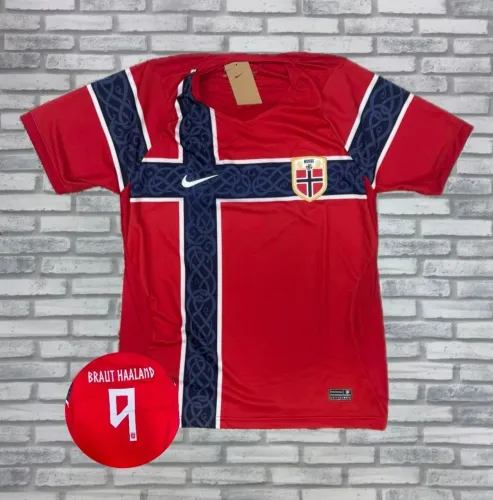 Camiseta seleção Noruega Haaland