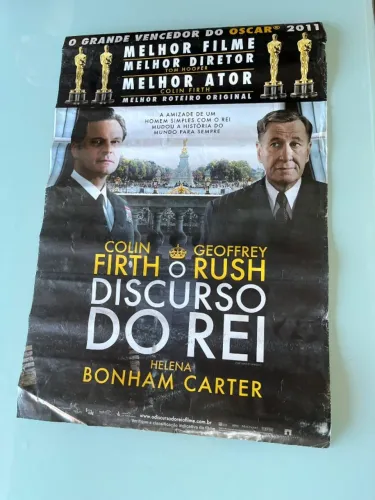o discurso do rei poster cartaz