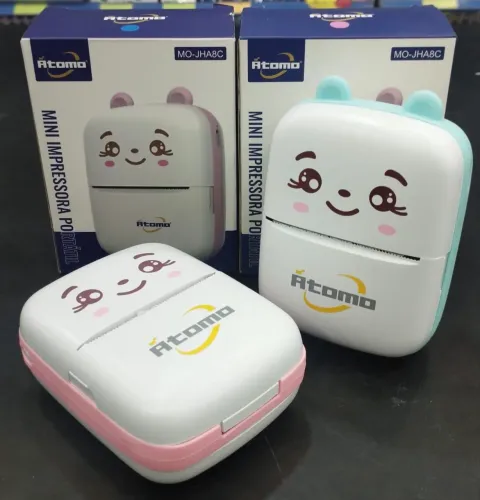 Mini impressora portátil Atomo - Entrega Rápida!