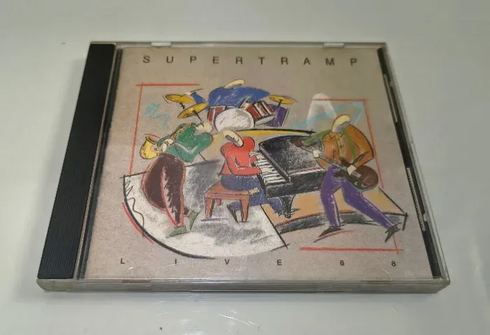 CD Supertramp - Live '88 - A&M Polygram - Ind. Brasileira. 