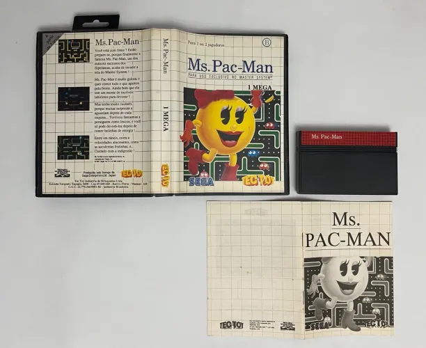 Master System Tec Toy Sega Msg Pac-Man
