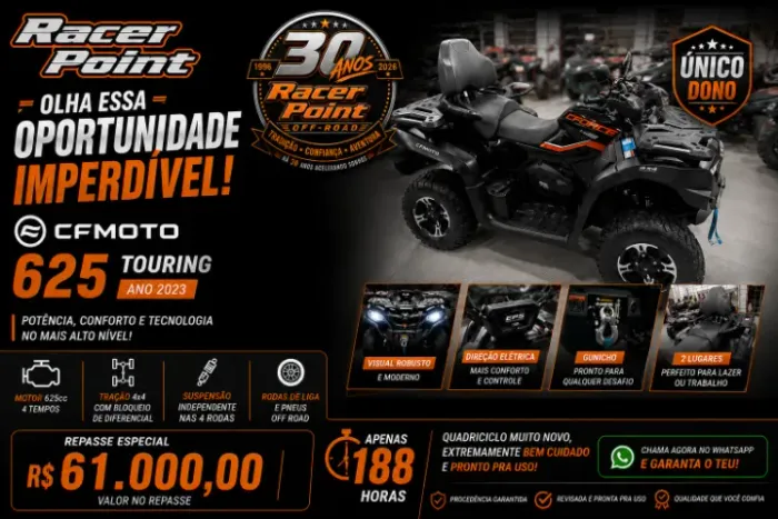 Quadriciclo Cfmoto Cforce 625 2023