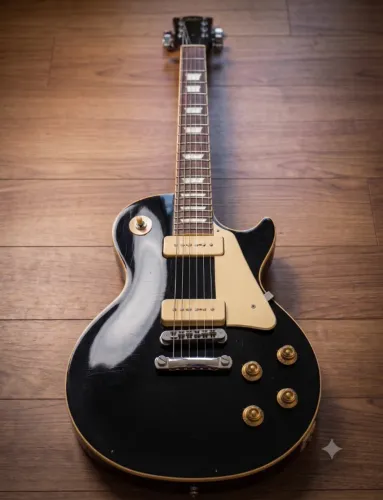 Tokai LS178S P-90 Black Beauty - Made in Japan (Player's Guitar / Natural Relic)