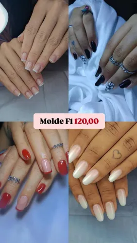 Trabalho com alongamentos de unha