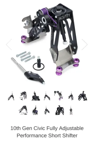 Câmbio Short Shifter Acuity+Bucha do câmbio?Civic G10 manual?SI e 2.0
