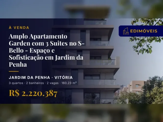 Apartamento Garden em Jardim da Penha - Onde o Conforto Encontra a Natureza