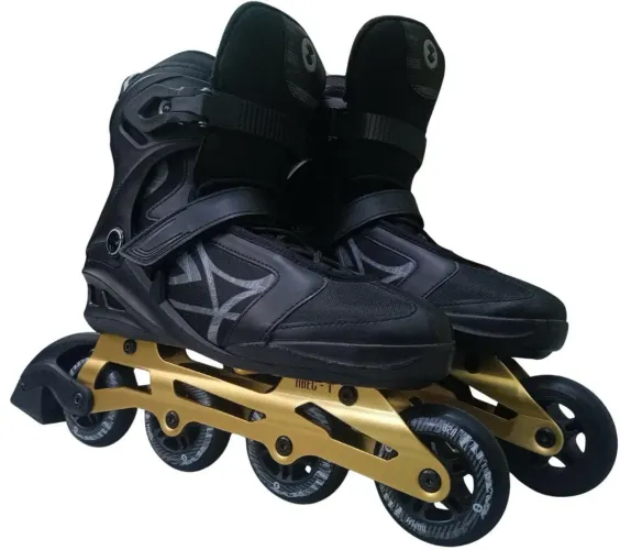 Patins Inline Preto 4 Rodas