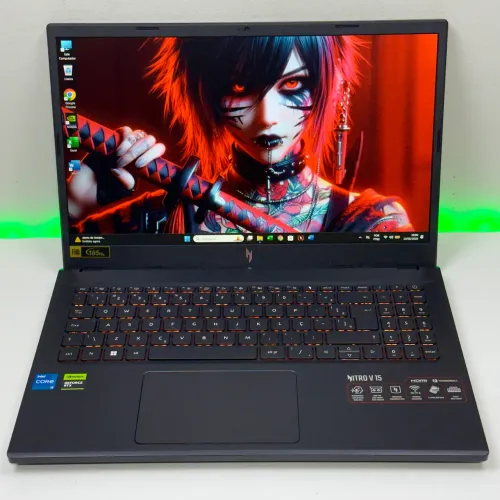 Notebook GAMER Nitro v15: RTX 4050 | i5 13th | 16gb RAM | 512gb SSD | Tela Full HD 165Hz