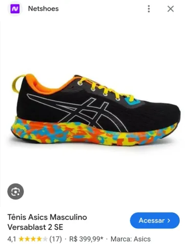 TÊNIS ASICS MASCULINO.