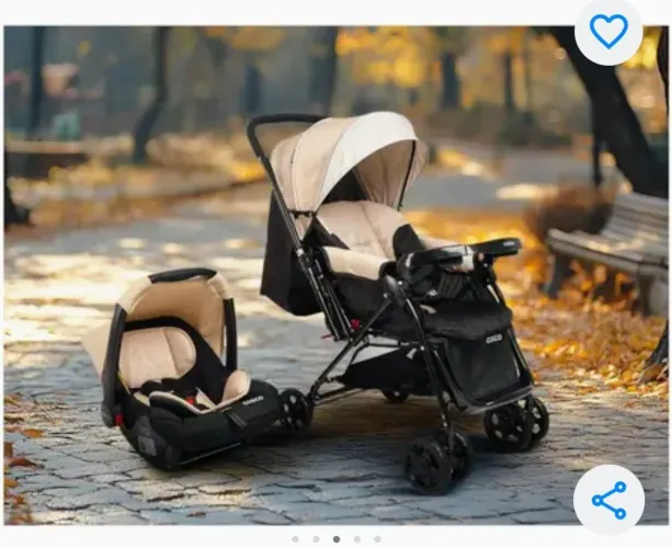 CARRINHO DE BEBÊ/ BEBÊ CONFORTO COSCO REVERSÍVEL 