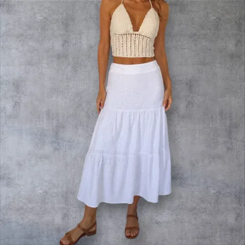 Conjunto top e saia