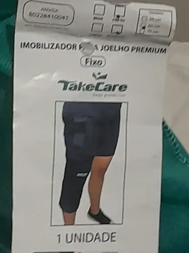 *TÍTULO:* Imobilizador Joelho Premium 60cm Preto - NOVO *DESCRIÇÃO FINAL:* IMOBILIZADOR