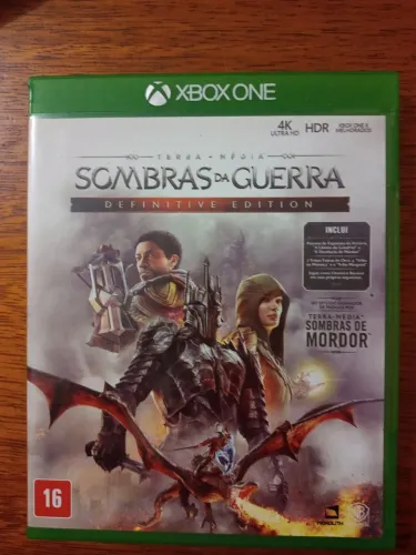 Terra média sombras da guerra Definitive edition Xone