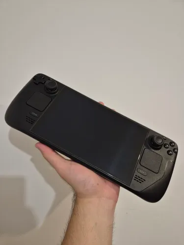 Steam Deck OLED 512 - Bateria 100%, mod Hall Effect e Botões de Clique