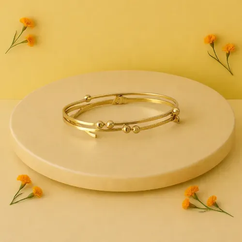 bracelete dourado feminino aço inoxidável