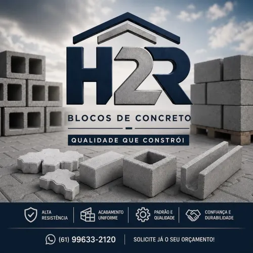 Blocos e bloquetes de concreto