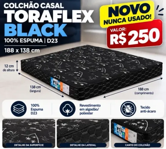 Colchão Casal Toraflex Novo