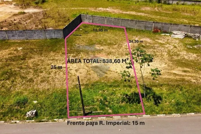 Terreno 538m² no Condomínio Blue em Registro à venda