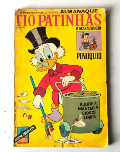 Gibi Quadrinho - Almanaque Tio Patinhas nº 36 (Pinóquio) - Disney - 1968