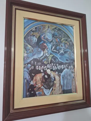 Quadro gravura da pintura de El Greco