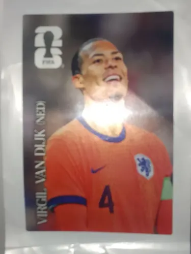 Cartinha do vergil van dijk da coca-cola da copa do mundo 2026