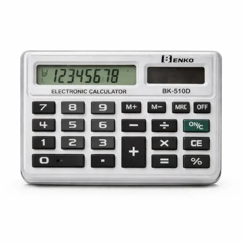 Calculadora de Bolso Benko BK-510D - Compacta, Prática e Fácil de Usar