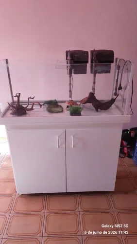 VENDO AQUÁRIO DE 160 LITROS+2 BOMBAS DE 1.400 POR 1.000 REAIS * Reynaldo