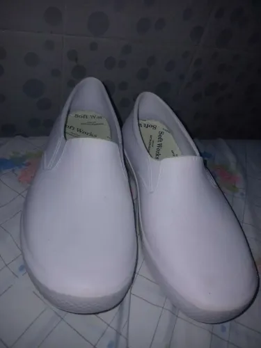 Sapato Branco Profissional Fechado Saúde