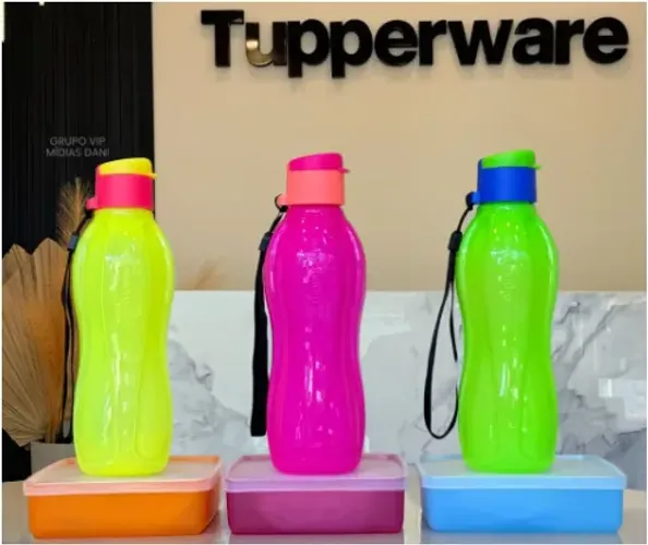 Eco Tupper Neon 500ml + Refribox 400ml Kit Promocional Tuppereware
