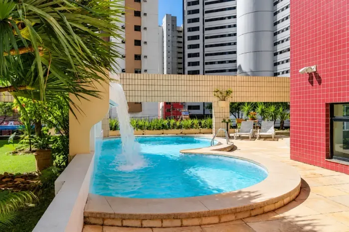 Flat andar alto,porteira fechada