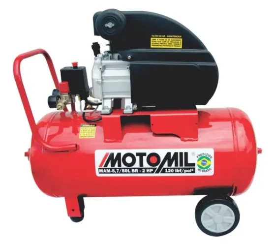 Motocompressor 2HP 8,7/50Br 120Lbs Mono MOTOMIL