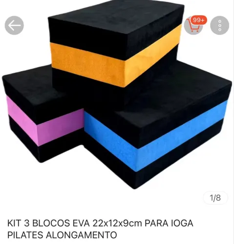 Blocos de EVA para exercícios