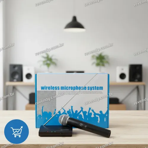Microfone sem fio profissional - SH200 com entrega grátis