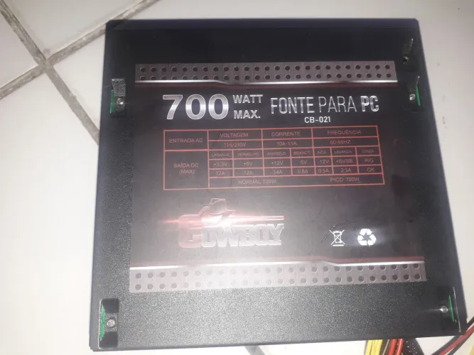 FONTE REAL ATX 700 WATTS