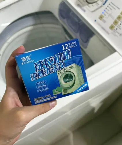 Kit 12 Pastilhas para Limpeza da Máquina de Lavar
