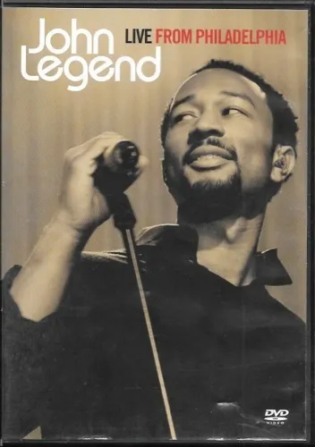 DVD: John Legend live from Philadelphia (c/ Corinne Bailey Rae) funk/soul (c/ entrevista)