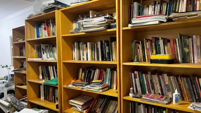 Prateleira de livros