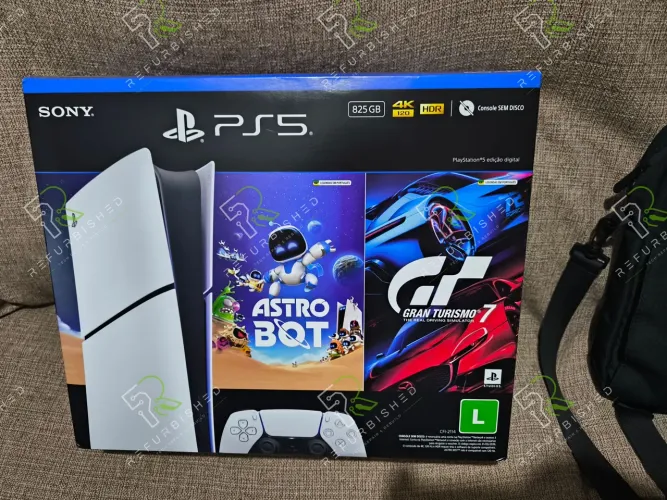 PlayStation 5 Slim Digital 825GB Novo Lacrado + Astro Bot + Gran Turismo 7