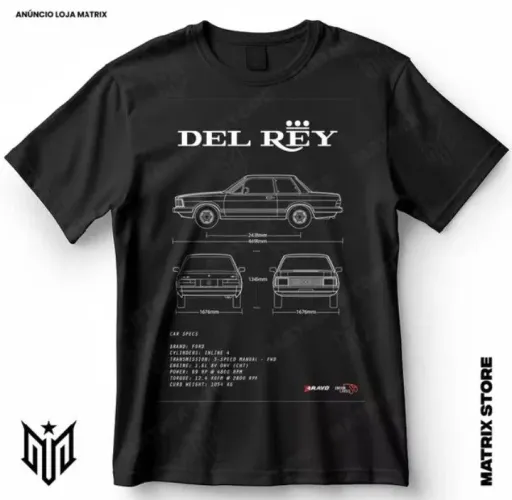 Camisa vintage Ford Del Rey nova. Nunca usada 