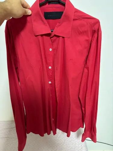Camisa Ellus social vermelha 