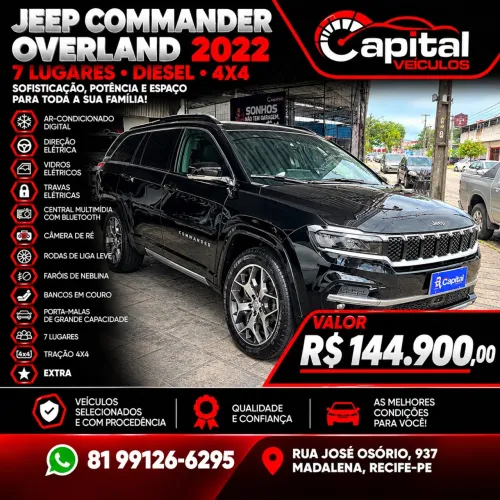 Jeep Commander Overl. Td380 2.0 4X4 Die. AUT 2023
