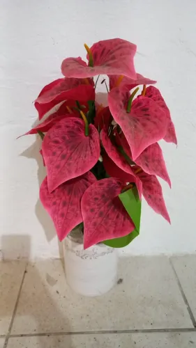 VASO DECORATIVO COM FLORES ARTIFICIAIS OPORTUNIDADE