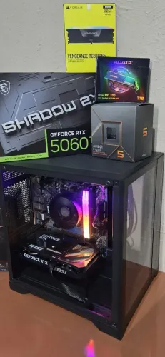 Ryzen 5 8500g RTX 5060ti 16GB Ram 32GB VENGEANCE RGB DDR5 6400mhz SSD Adata Legend 700 1TB