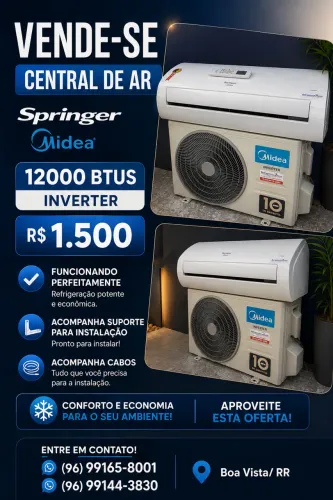Ar condicionado 12000 BTUS Inverter 
