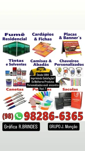 Brindes, Sacolas e Fumê Residencial