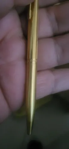 Caneta AW Farber banhada a ouro 